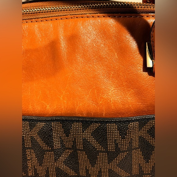 Michael Kors Black and Brown Satchel - Picture 15 of 16